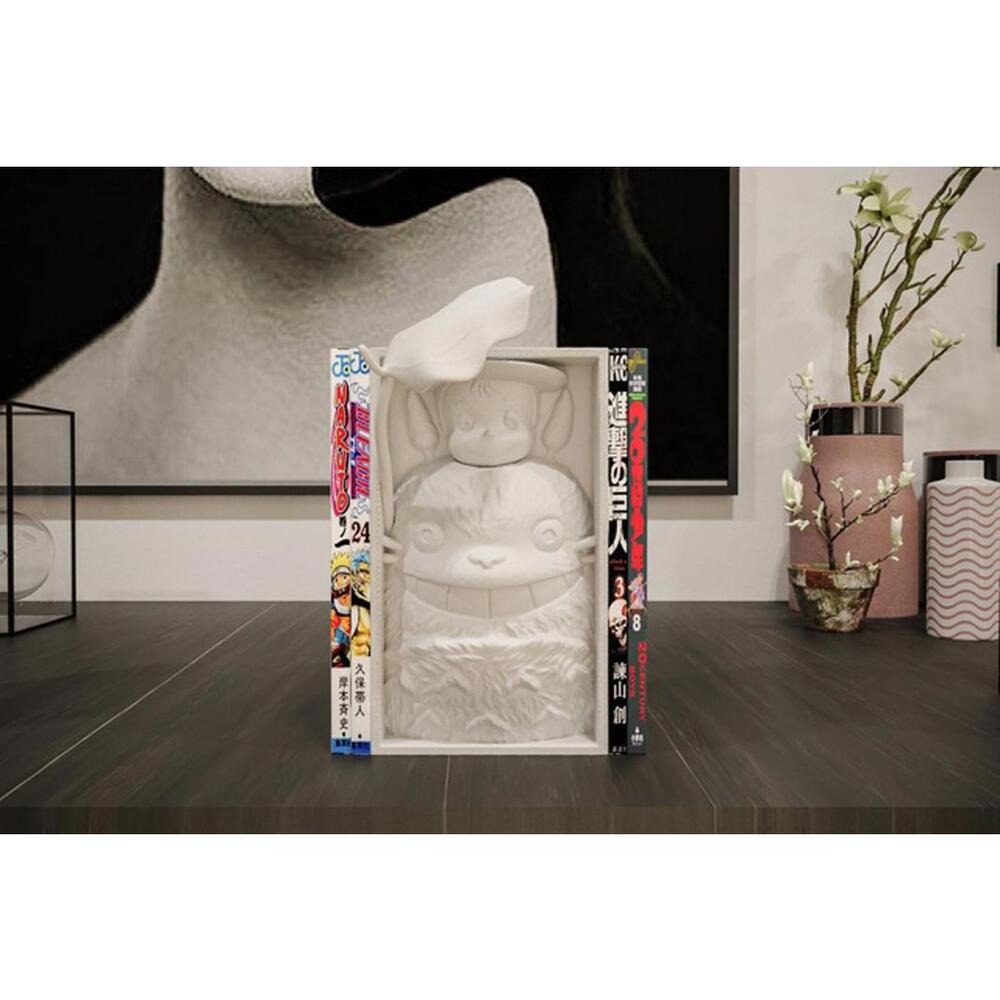 Totoro Manga Book Nook - Forest Spirit Bookshelf Insert